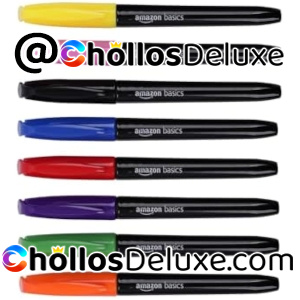 8x Rotuladores Tela Amazon Basics