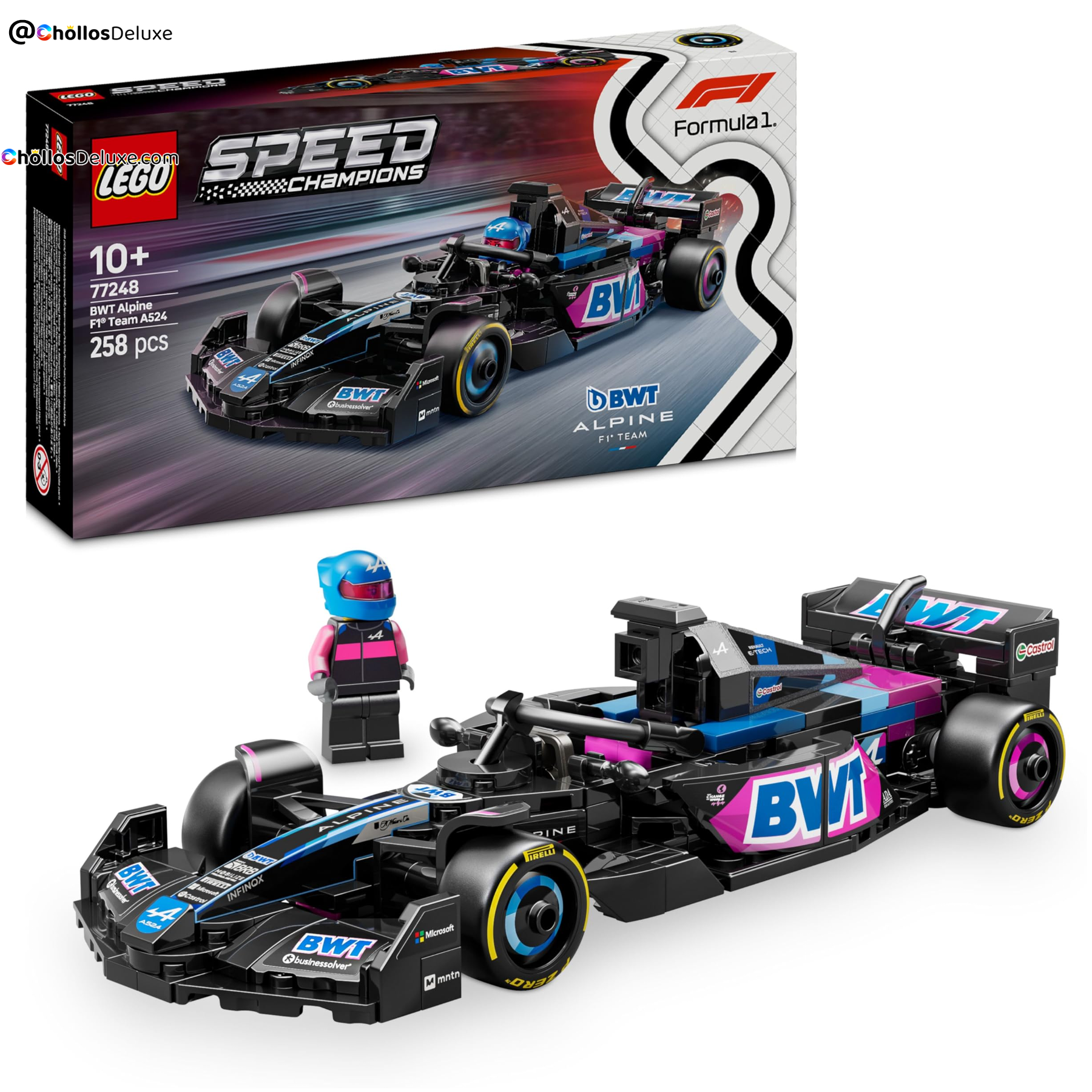 LEGO BWT Alpine F1 Team A524 Coche