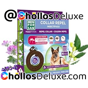 Menforsan Collar Antiparasitario para Perros con Margosa, Geraniol y Lavandino 57 cm