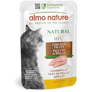 Almo Nature HFC Natural Pollo 55g – Comida Húmeda para Gatos (Pack 24)