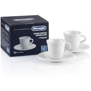 De'Longhi Set 2 Tazas Espresso Porcelana