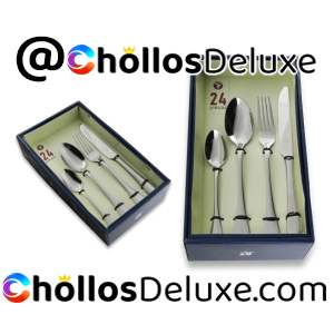 24x Mr.Spoon Serie Liso Cubiertos