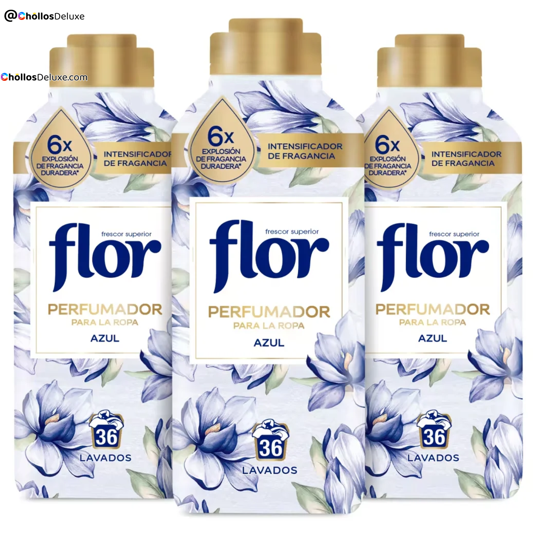 3x Flor Perfumador para Ropa Lavanda 720ml