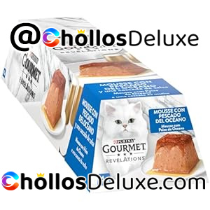 Purina Gourmet Revelations Mousse con Salsa Pescado del Océano – 24 Pirámides