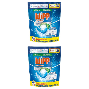 2x Wipp Express Power 70 Caps Detergente