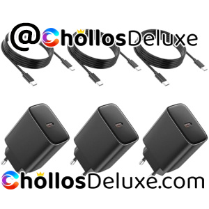 3x Cargadores 45W USB C