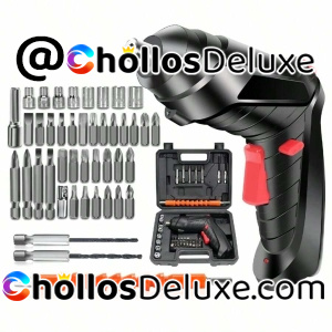 Destornillador Eléctrico Inalámbrico +Extras