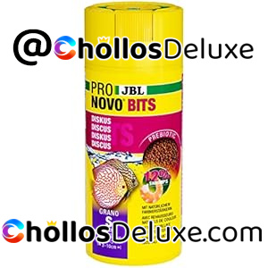 JBL PRONOVO Bits Grano S 250 ml – Alimento para Discos y Cíclidos 3–10 cm