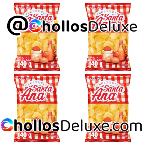4x Santa Ana Patatas Fritas Estilo Churrería con Sal 140 g