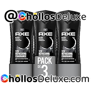 Axe Black Gel de Ducha Hombre 400 ml – Pack de 3