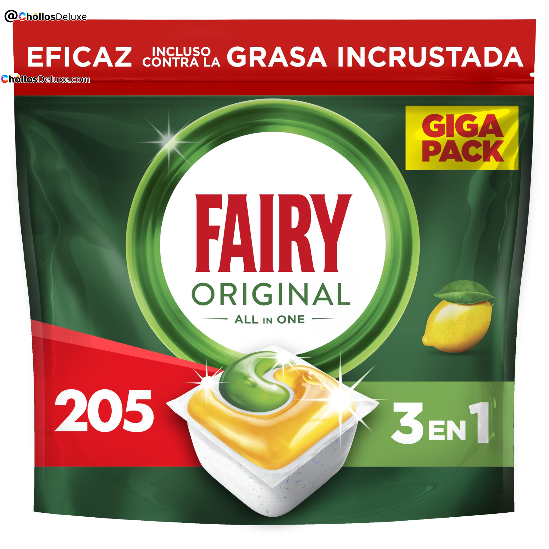Fairy Original Cápsulas Lavavajillas Limón