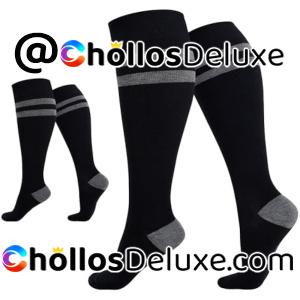 2x Medias Compresión Hasta Rodilla