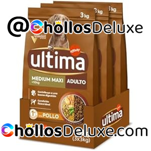 3x Ultima Medium-Maxi Adult Pollo 3Kg