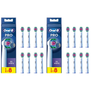 16x Oral-B Recambios Pro 3D White