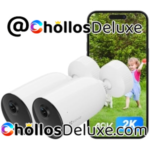 2x EZVIZ CB3 Cámaras Vigilancia 2K Exterior