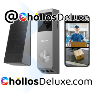 Ezviz EP3x Pro Timbre Doble Cámara Solar 2K