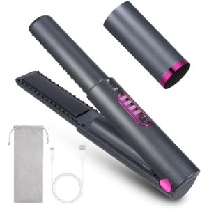 Layhou Plancha Pelo Inalámbrica 2 En 1