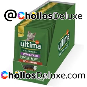 Ultima Fit & Delicious Comida Húmeda para Gatos Adultos con Ternera – 24 sobres de 85 g