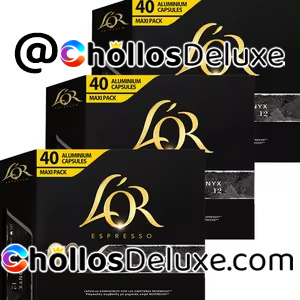 3x L'OR Onyx Cápsulas Nespresso