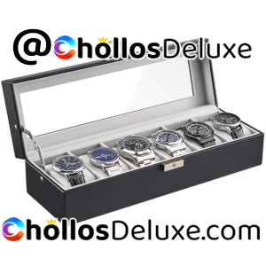 ProCase Caja Relojes 6 Ranuras