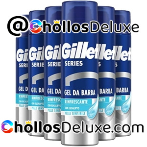 6x Gillette Series Gel Afeitar 200ml