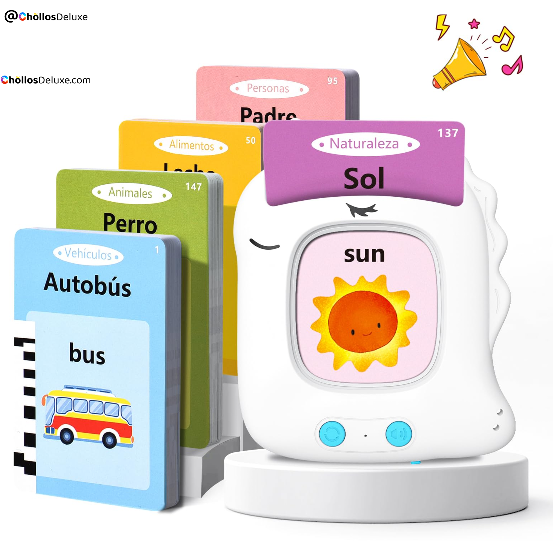 Tarjetas Flash Parlantes Educativas 224 Palabras