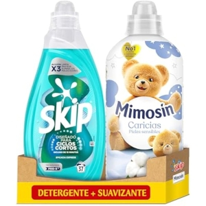 Skip Ciclos Cortos 37 Lavados +Mimosín Suavizante 56 Lavados