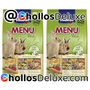 2x Vitakraft Menu Premium Vital Conejo Enano 1 kg