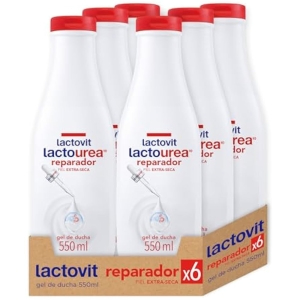 6x Lactovit Gel Ducha Reparador 550ml