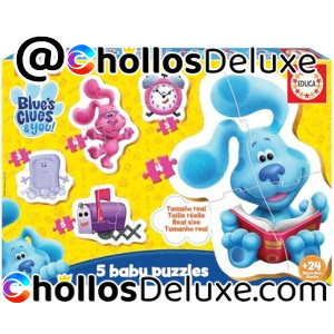 Educa Las Pistas De Blue 5 Puzzles Progresivos