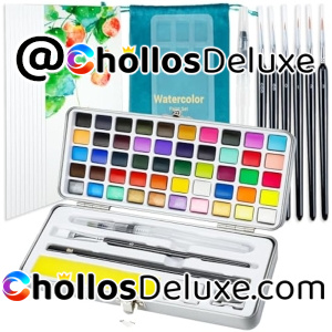 Kit Acuarelas 50 Colores +Extras