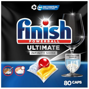 Finish Powerball Ultimate Infinity Shine 80 Cápsulas