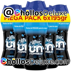 6x Lenor Unstoppables Frescor Alpino 195g