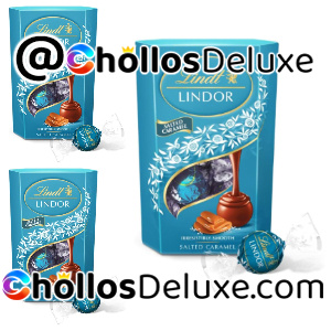3x Lindt Lindor Caramelo Salado Bombones 200g