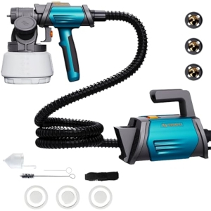 Tilswall Pistola Pintura 800W HVLP +4 Accesorios