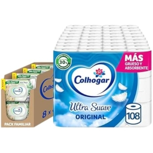 Colhogar Ultra Suave 108 Rollos +640 Toallitas