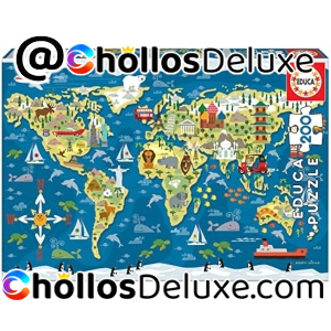 Educa Mapamundi Puzzle Infantil 200 Piezas