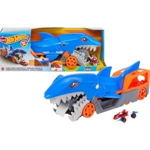Hot Wheels Tiburón Mastica Coches +Coche