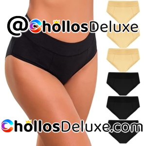 Pack de 6 Bragas Algodón Mujer
