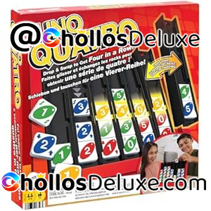 UNO Quatro juego de mesa Mattel, +7 años