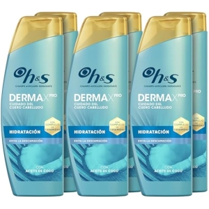 6x H&S DermaXPro Champú Anticaspa 300ml