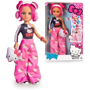 Nancy Hello Kitty Muñeca Urbana +Mochila Auriculares