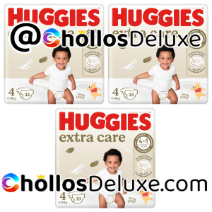3x Huggies Extra Care Talla 4 33 Unidades