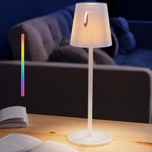 Lámpara de Mesa Inalámbrica Recargable RGB
