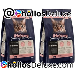 2x Lifelong Pienso Gatos Salmón 3kg