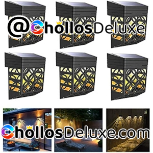 6x Lámparas Solares de Pared