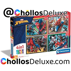 Clementoni Spiderman 4 en 1 Puzzles Infantiles