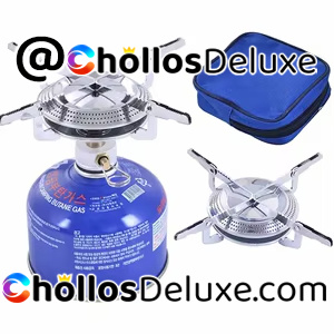 Estufa Gas Camping Portátil Plegable