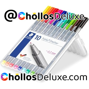 10x Staedtler 334 Bolígrafo Punta Fina