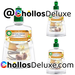 3x Air Wick Recambios Vainilla 228ml